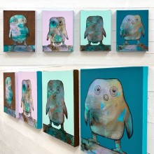 Fugle-utstilling på Kunstværket