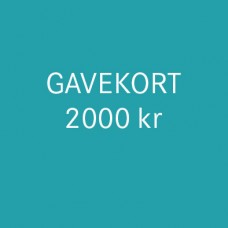Gavekort 2000 kr